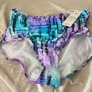 Torrid Multicolor Tie-Dye Bikini Bottoms